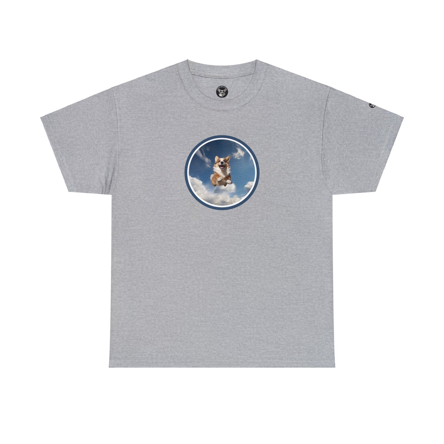 Flying Corgi - Unisex Heavy Cotton Tee