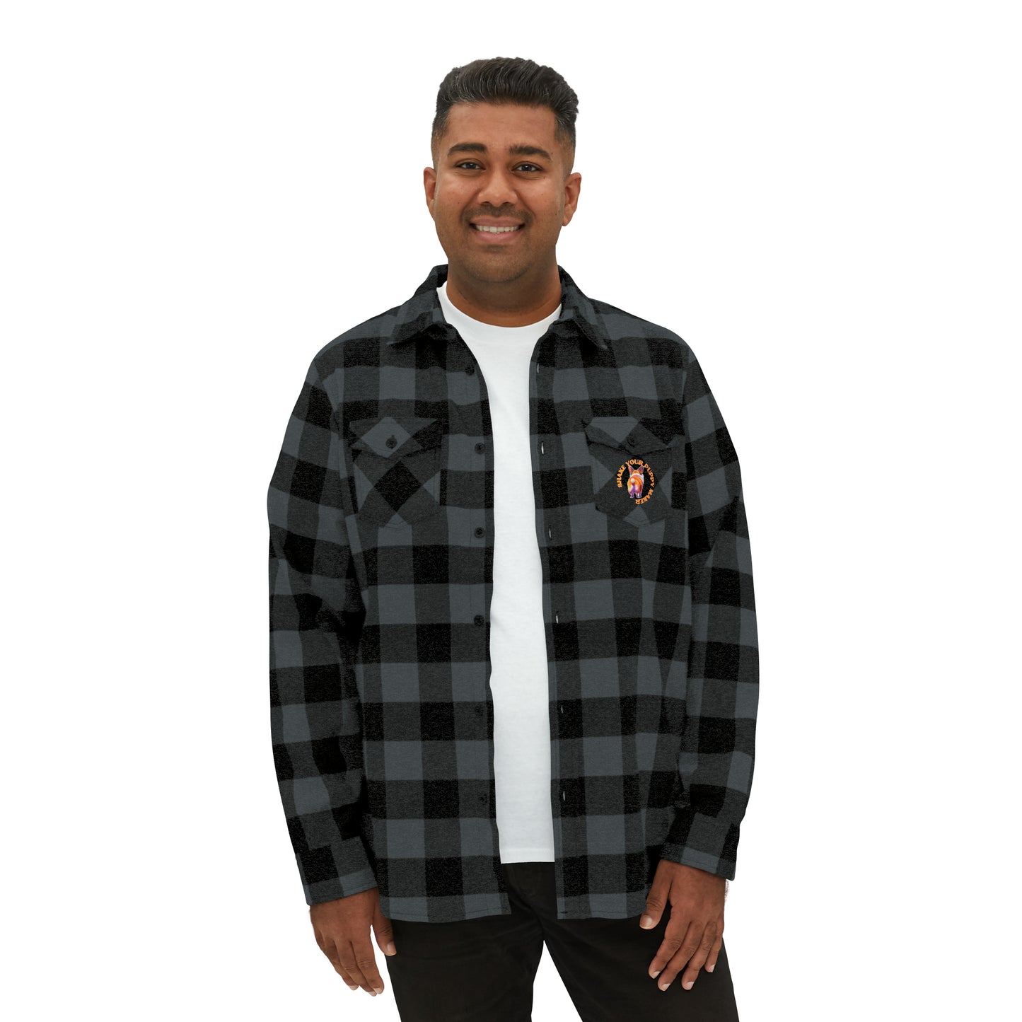 Shake Your Puppy Maker - Flannel Shirt