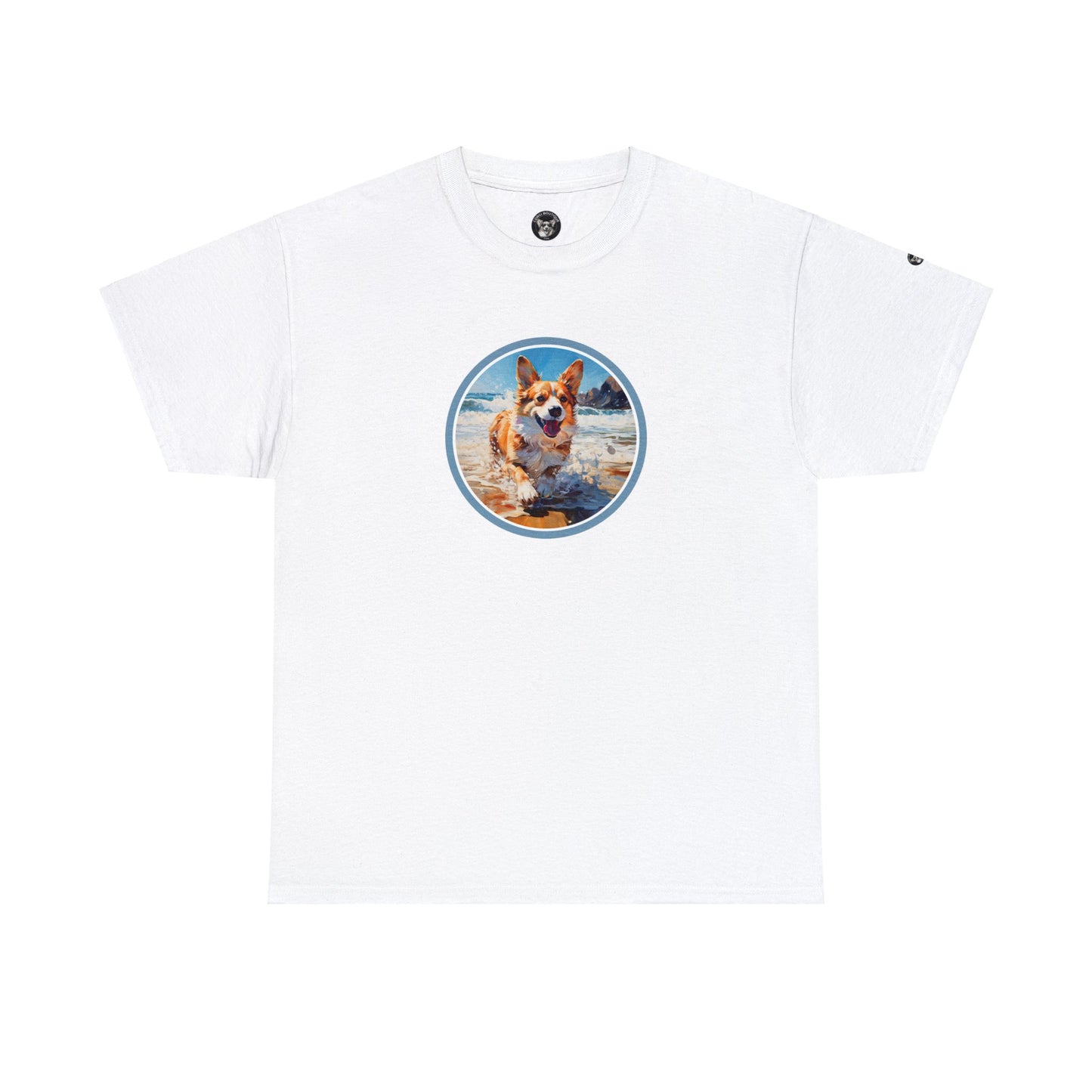 Coastal Corgi - Unisex Heavy Cotton Tee
