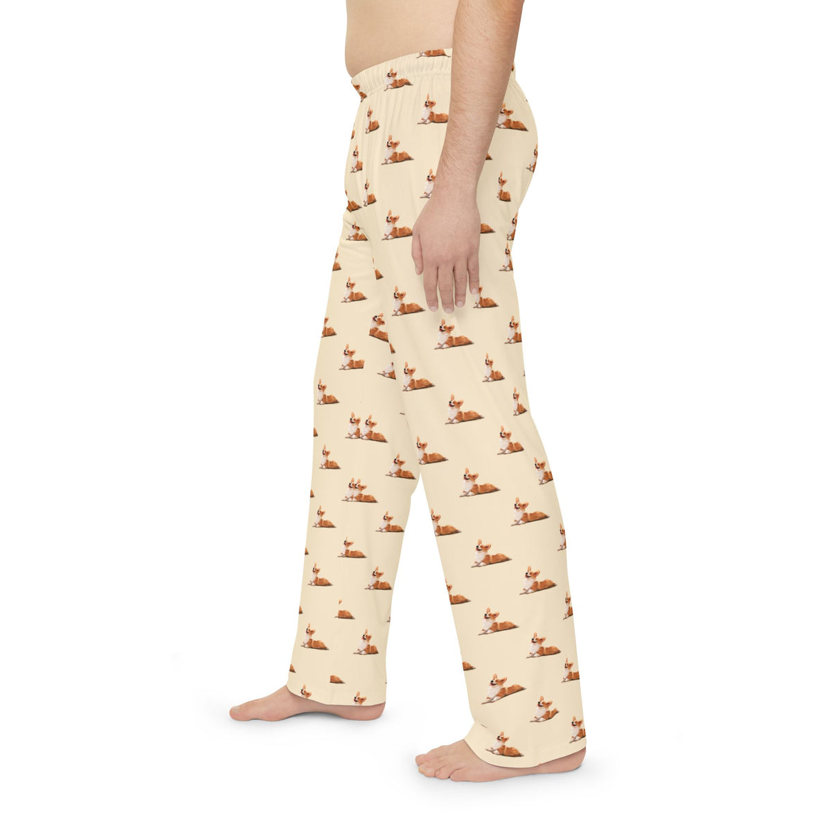 Giddy Sploot Men's Rich Creamy Champagne Lounge Pants