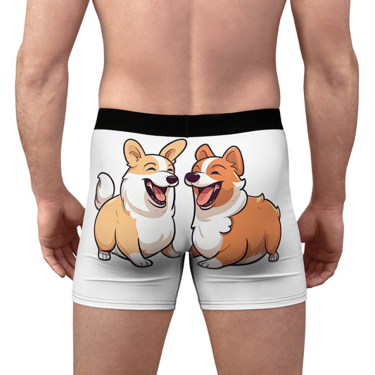 Corgi Couple Boxer Briefs