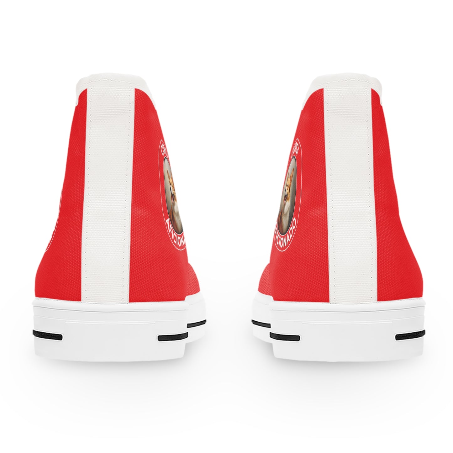 Corgi Aficionado - Women's High Top Sneakers
