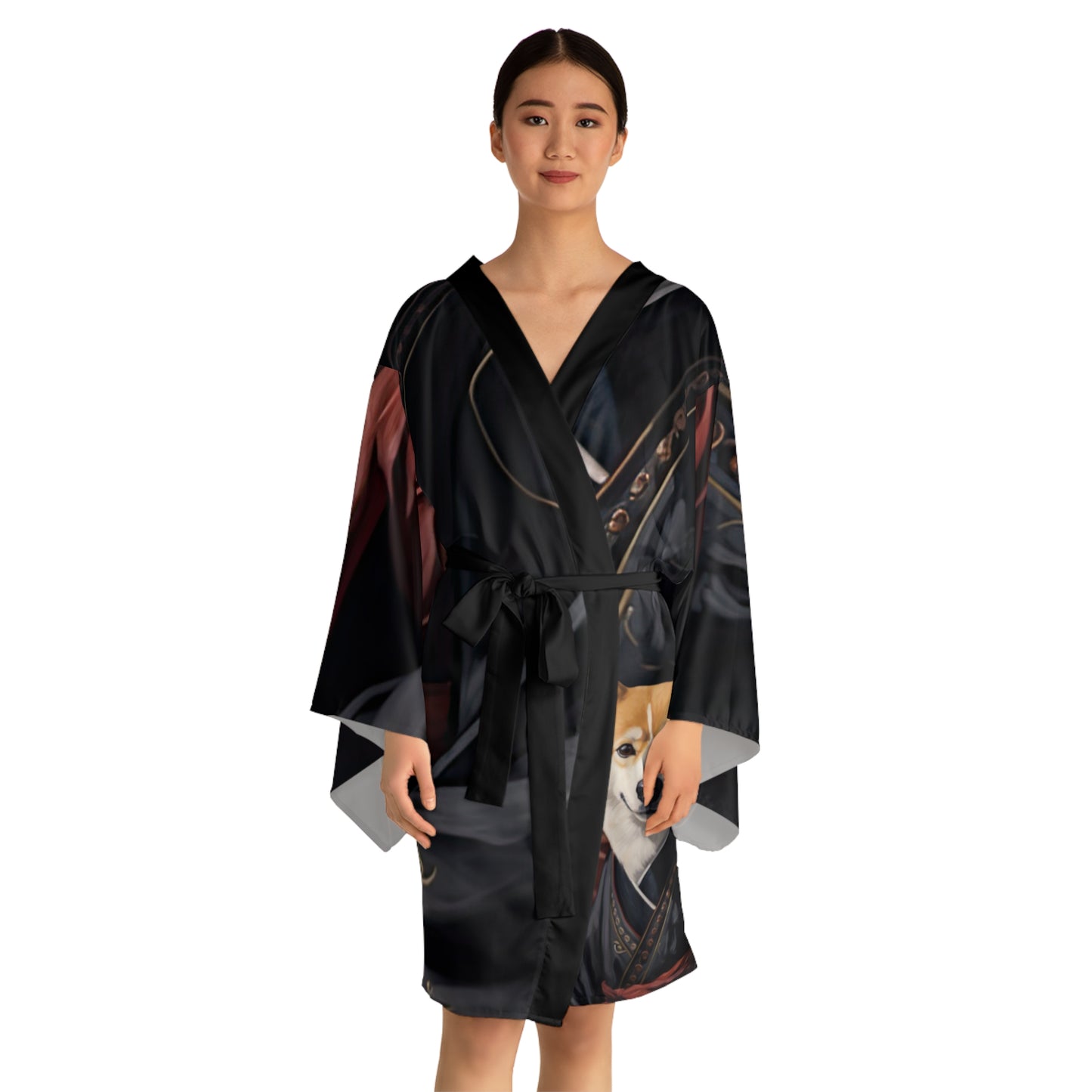 Ninja Corgi Kimono Robe