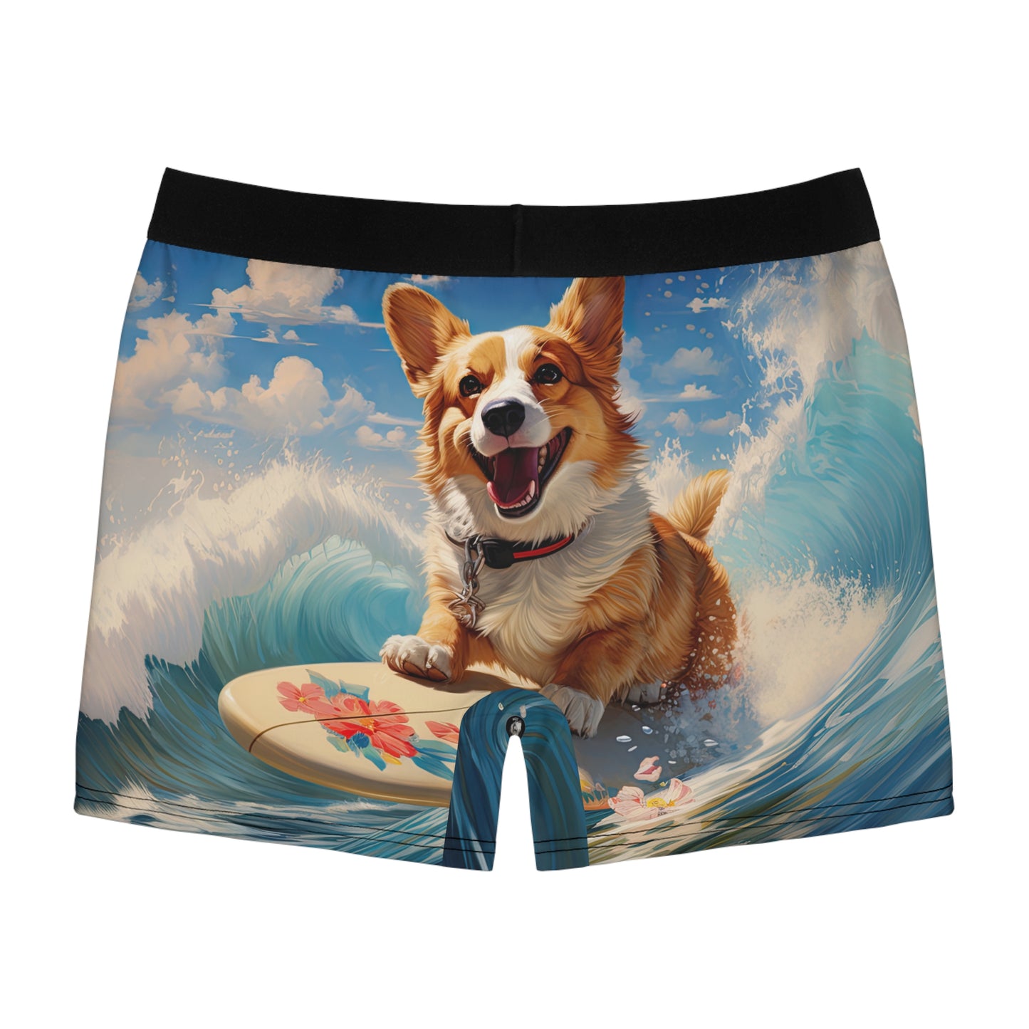 Cowabunga Corgi Boxer Briefs!