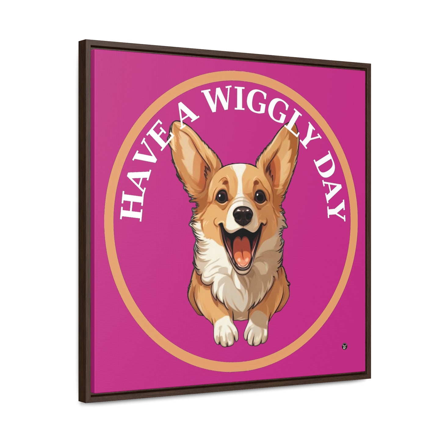 Have a Wiggly Day - Framed on Canvas