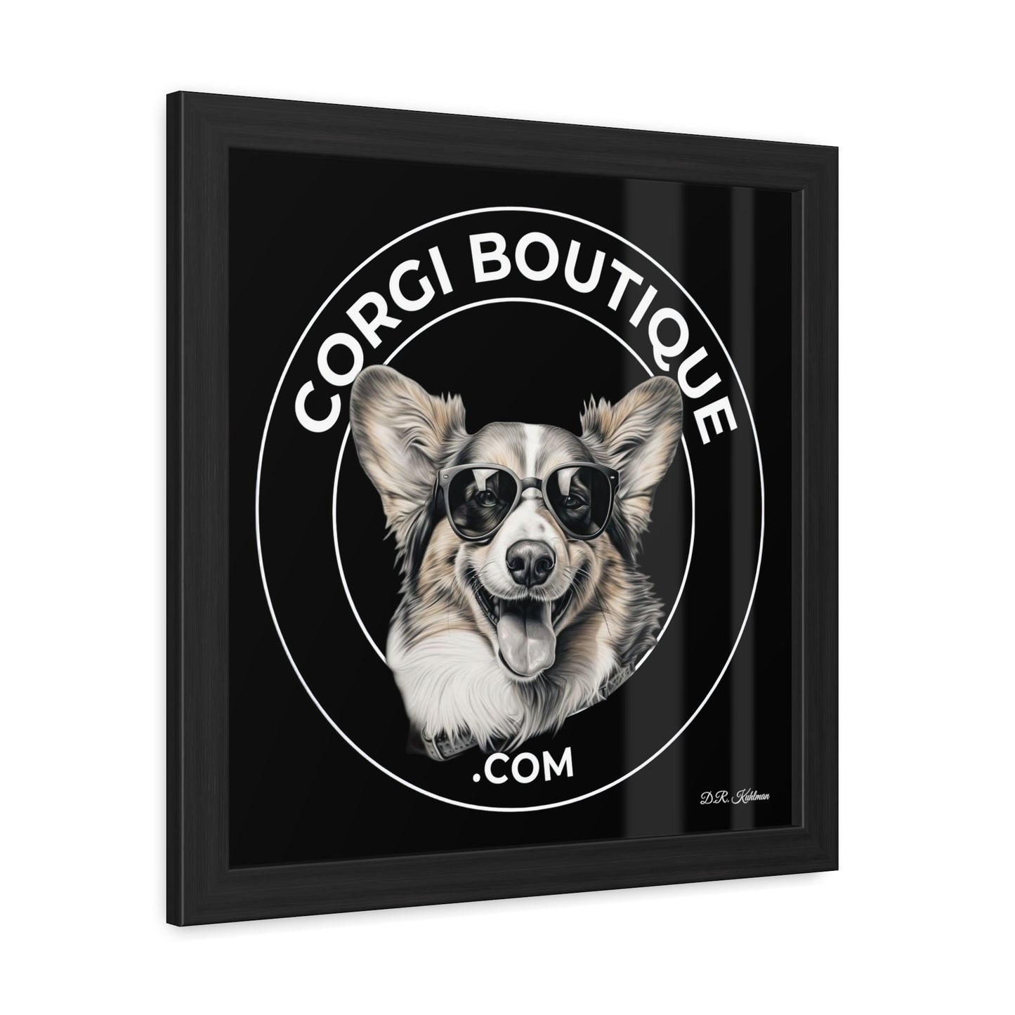 Corgi Boutique - Framed Print