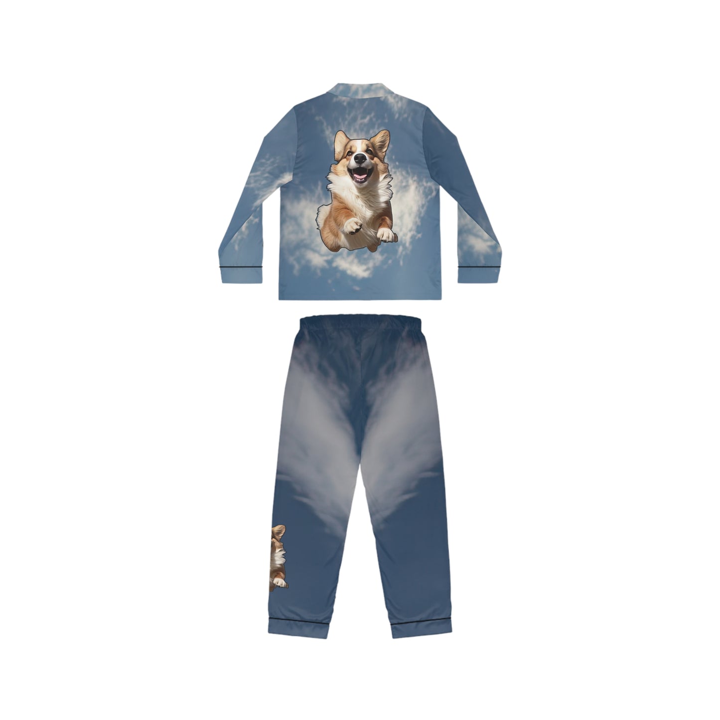 Super Corgi Silky Pajamas