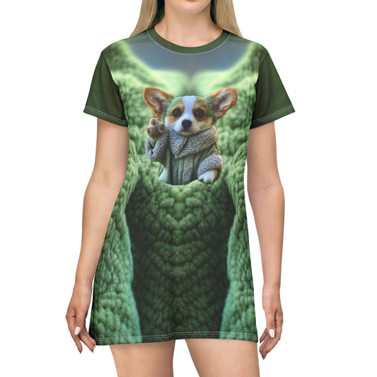 Robe t-shirt Grogu le Corgi
