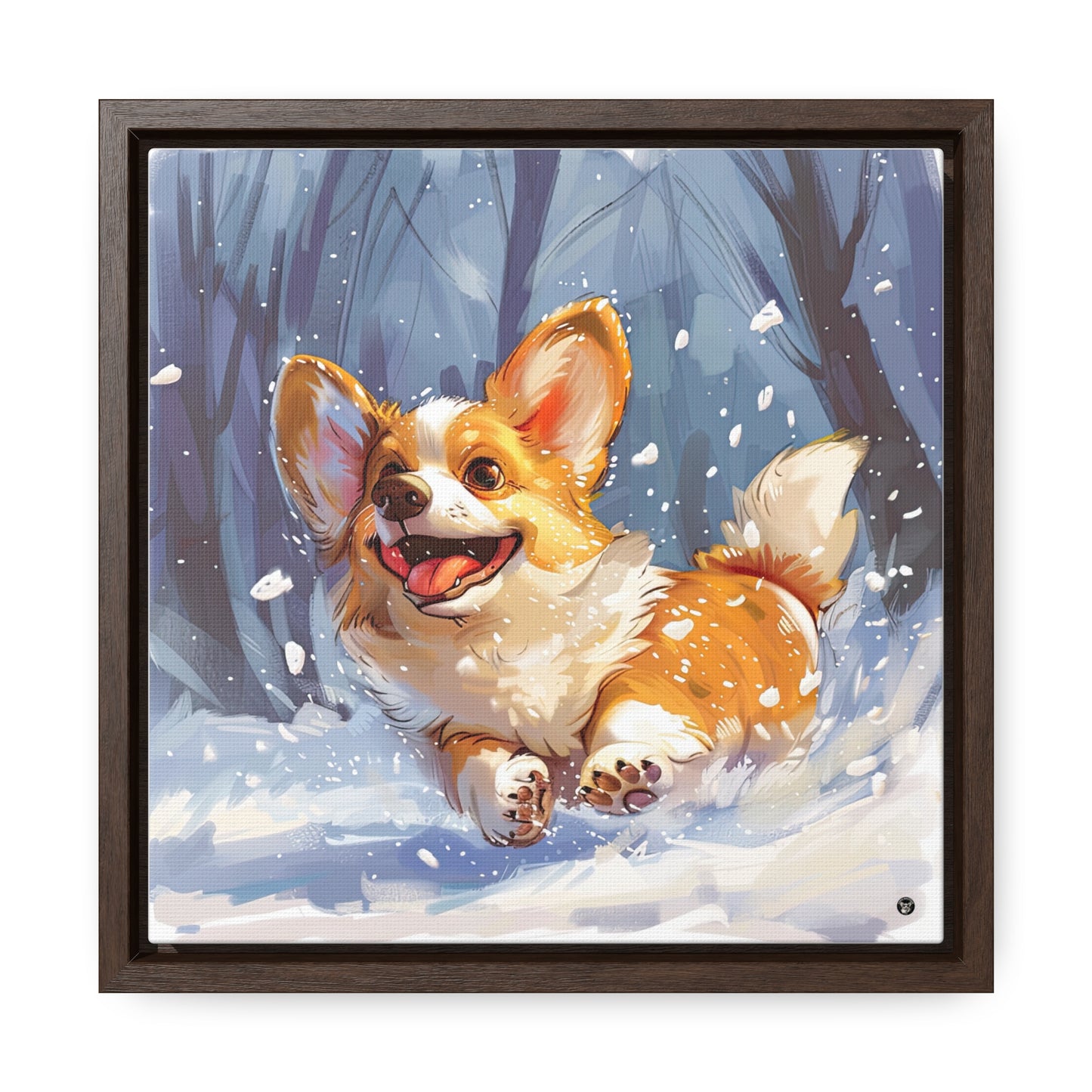 Winter Fun - Framed on Canvas
