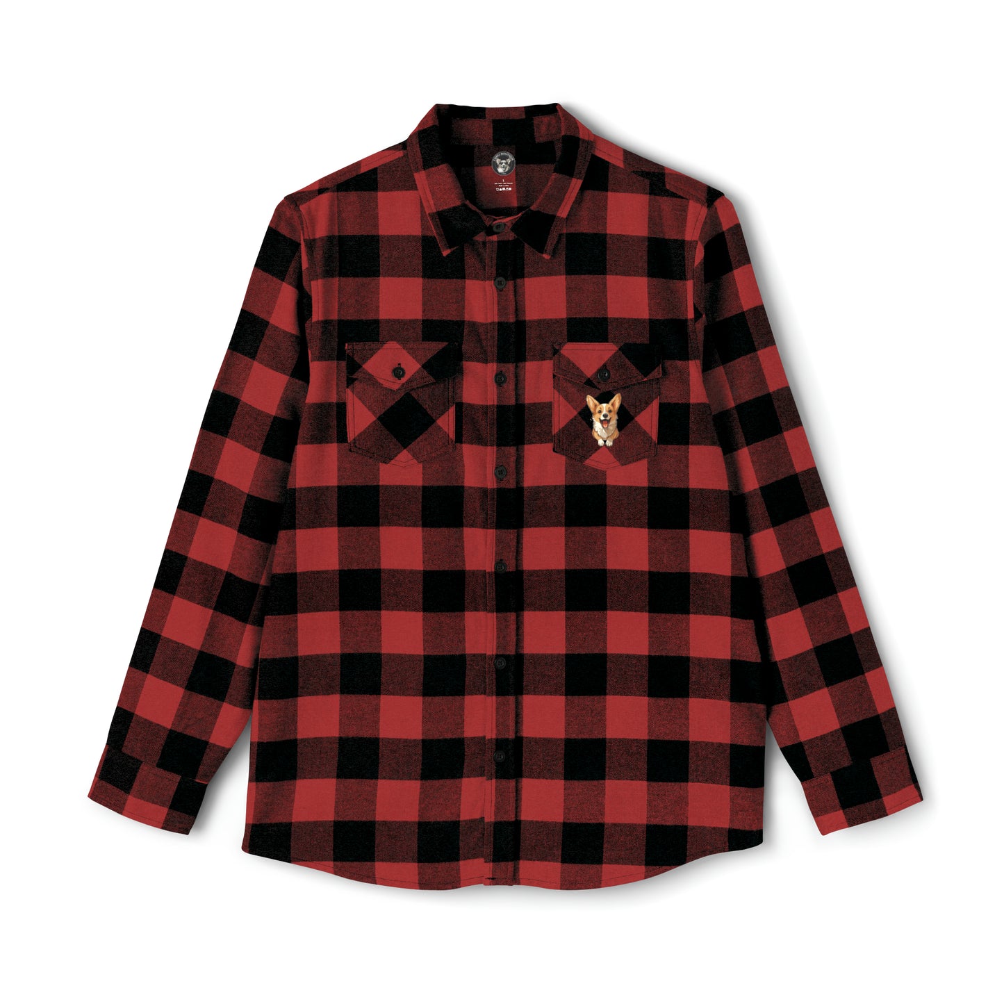Corgi Cuteness - Flannel Shirt