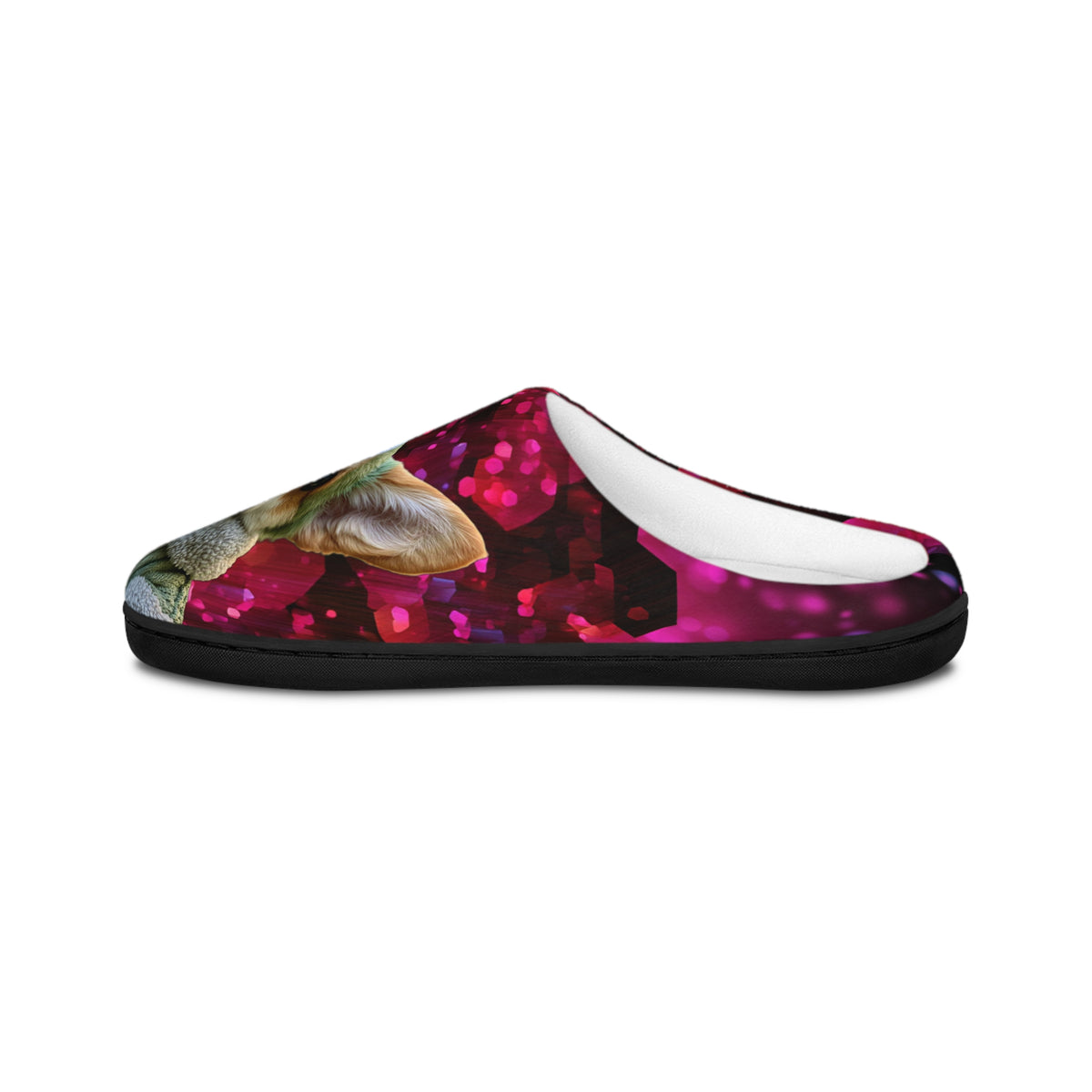 Baby Corgi Star Warrior Women's Slippers — Galaxy Glitter Clogs