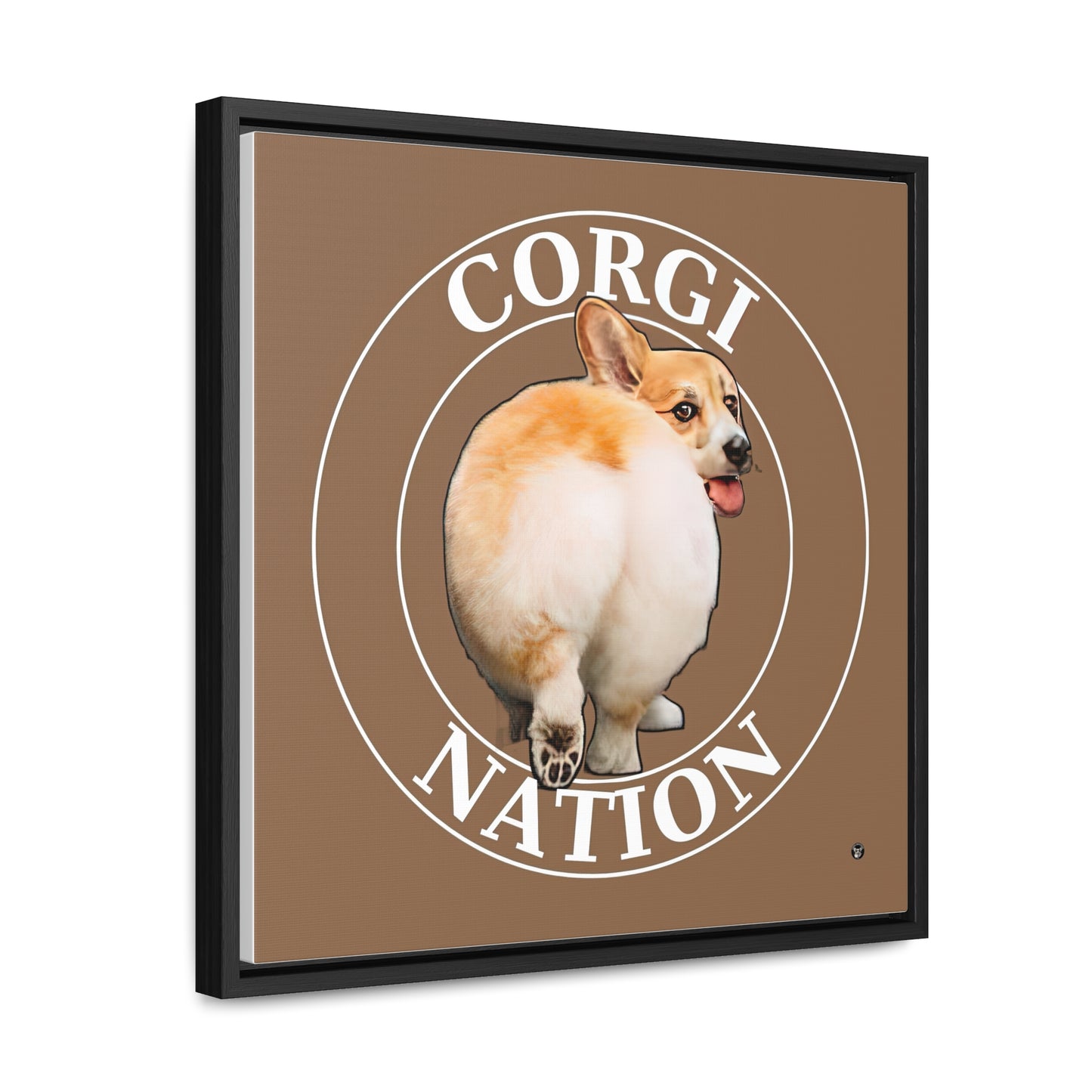 Corgi Nation - Framed on Canvas