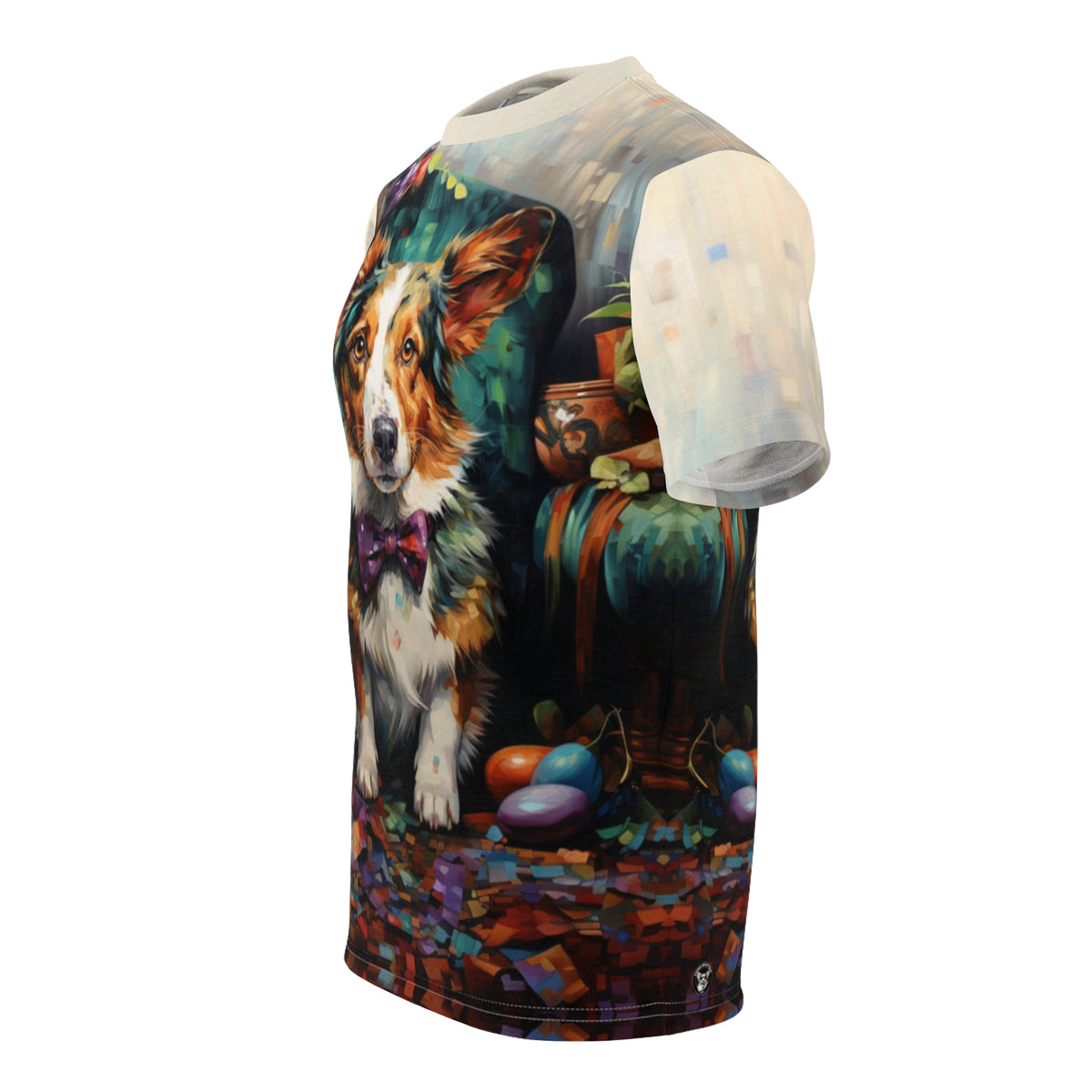 The Formality of Frivolity Unisex Bold Designer Tee — Dapper Dude on Alabaster Mosaic