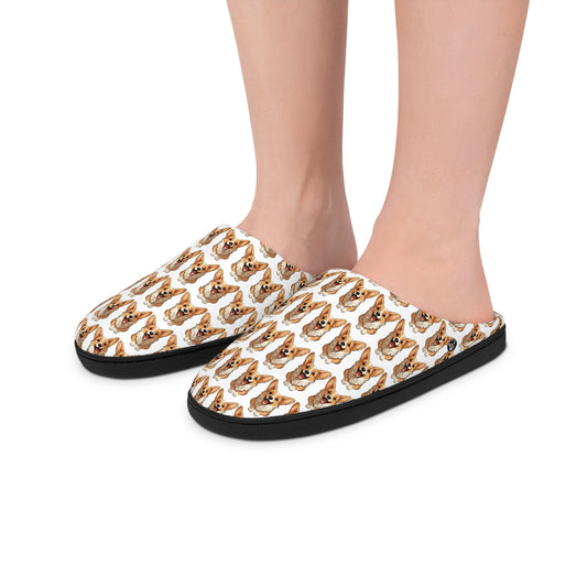 Corgi Cuteness Mosaic - Women's Slippers