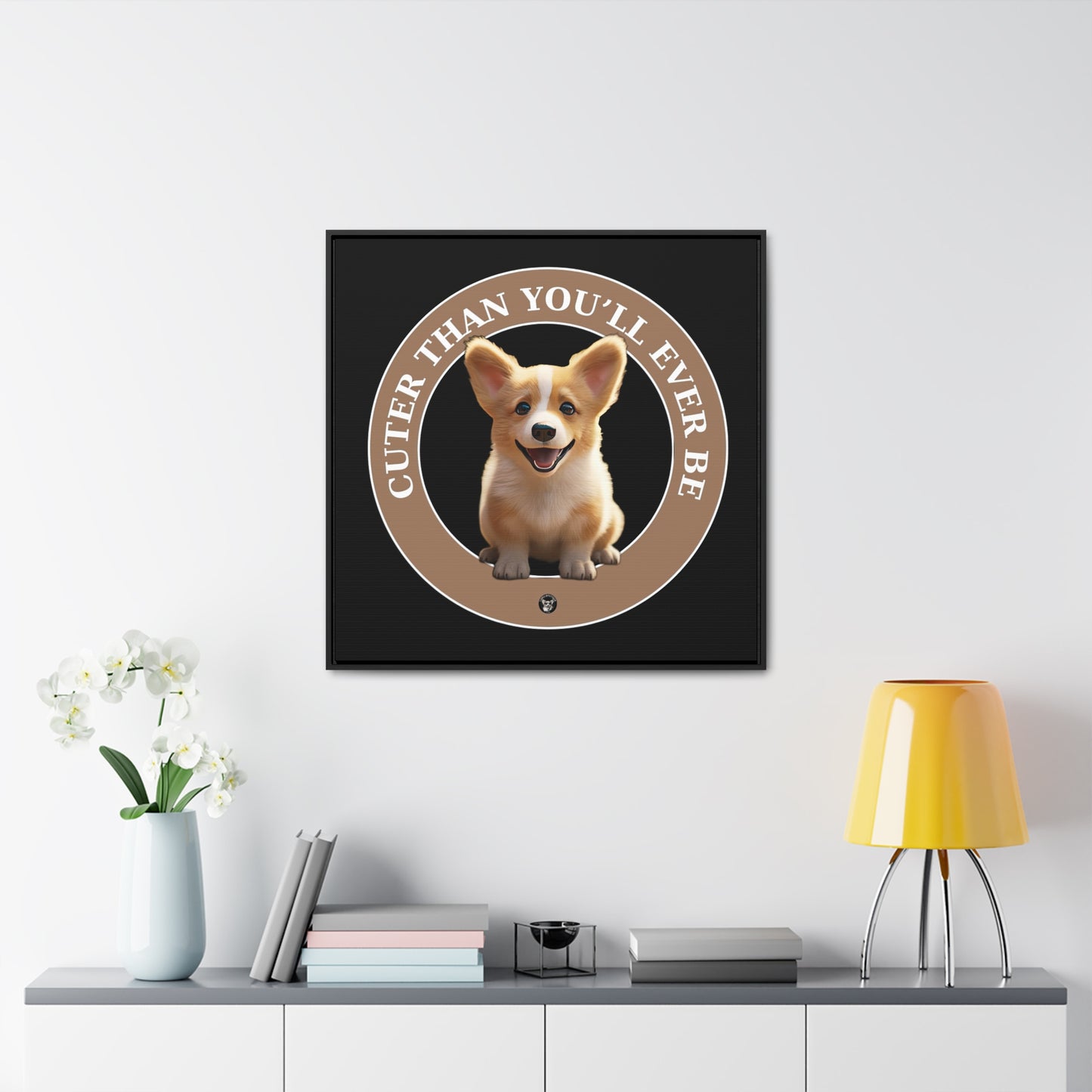 Cuter Than You - Framed on Canvas