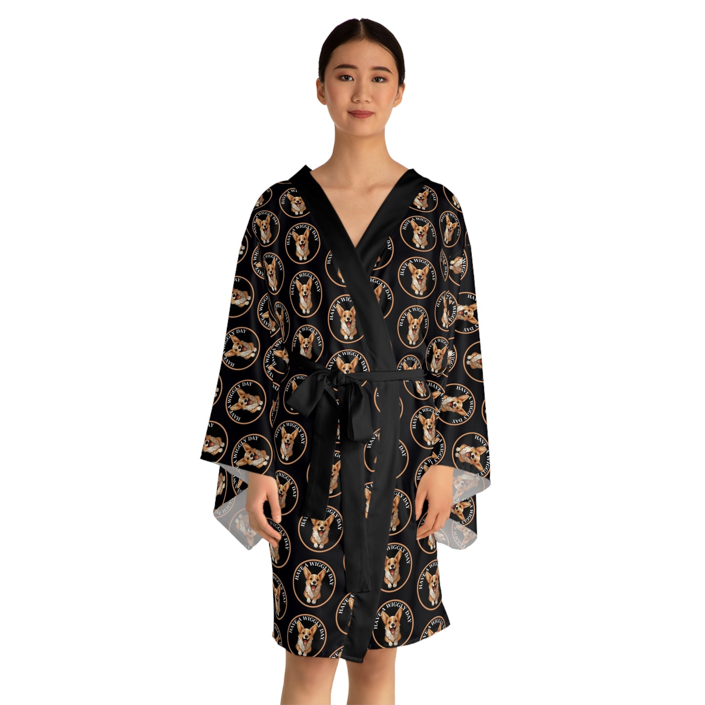 Have a Wiggly Day Kimono Robe