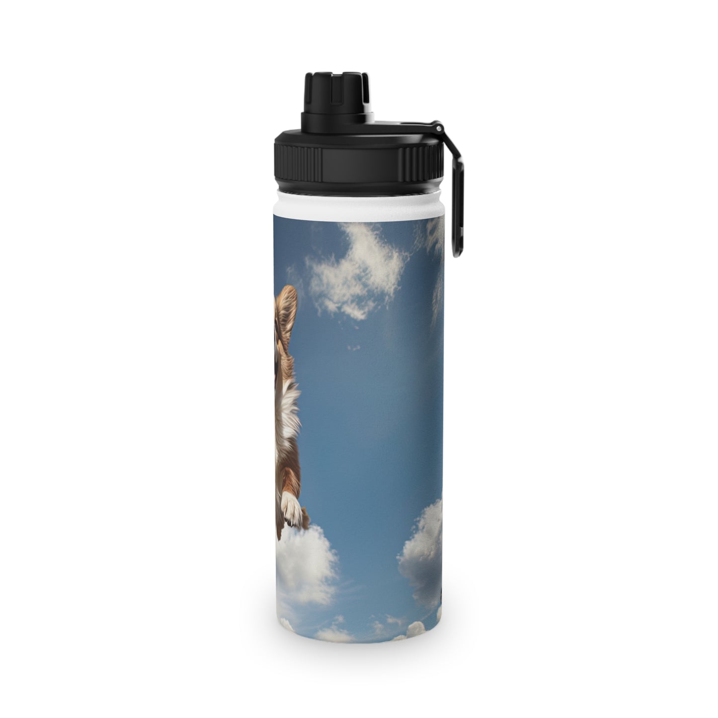 Super Corgi - Water Bottle with Sport Lid