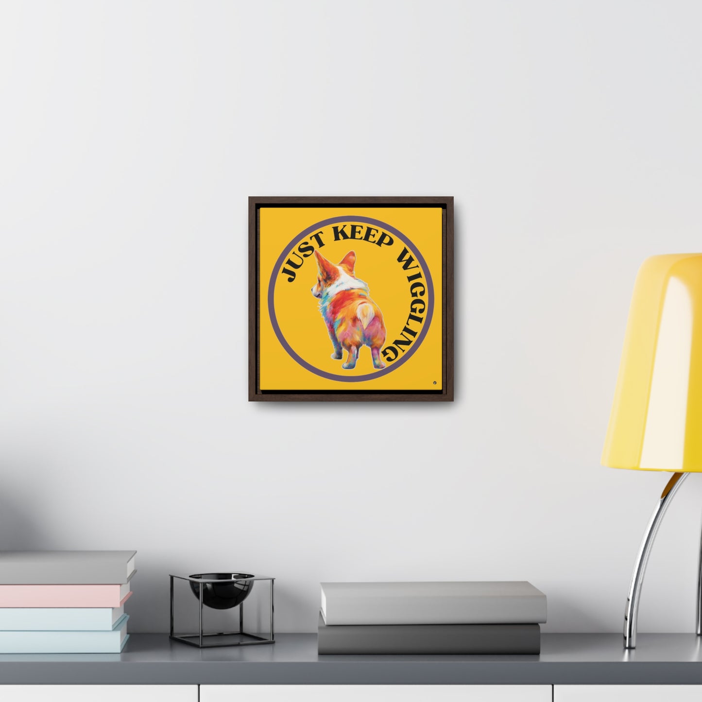 Just Keep Wiggling - Framed on Canvas