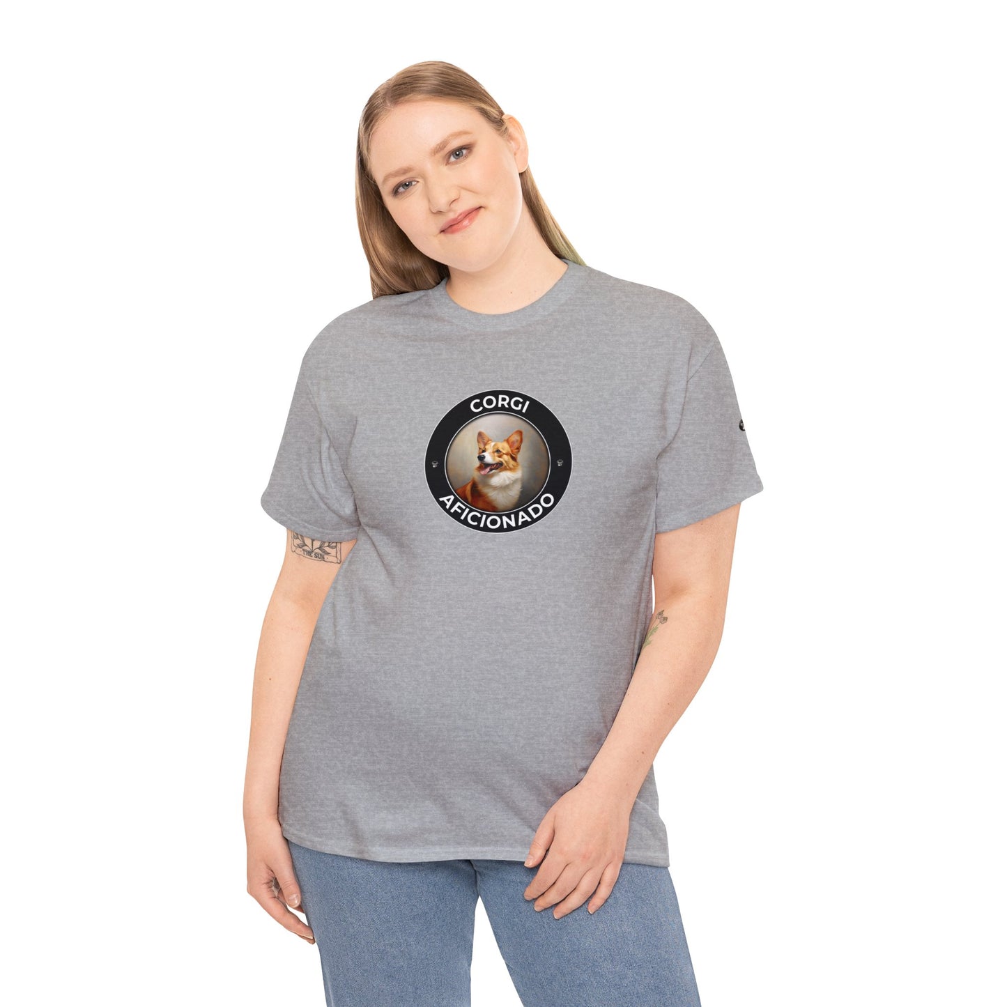 Corgi Aficionado - Unisex Heavy Cotton Tee
