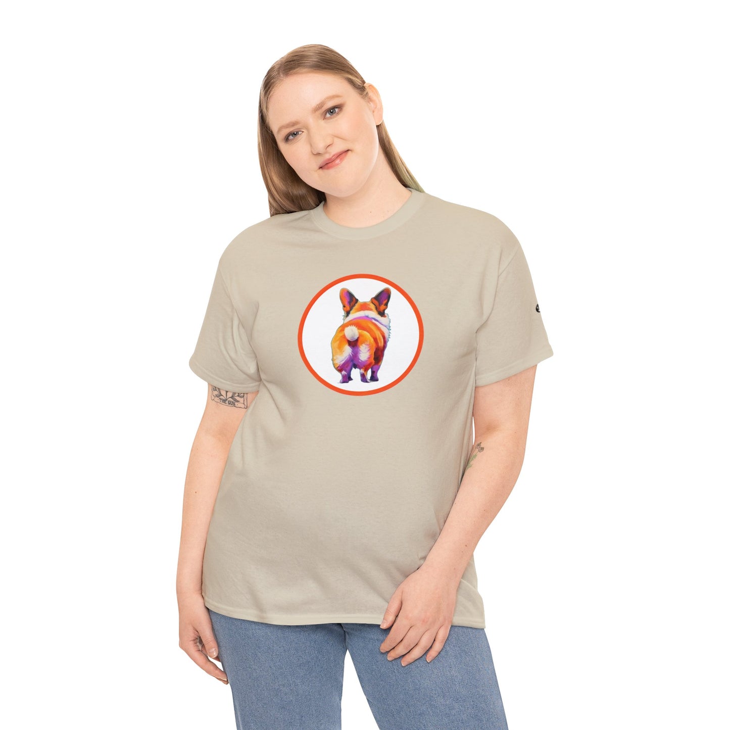 Corgi Butt - Unisex Heavy Cotton Tee