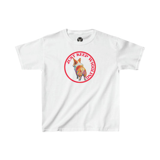 Just Keep Wiggling - Kids Heavy Cotton Tee