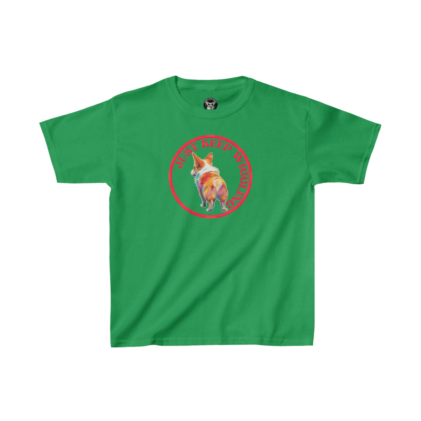 Just Keep Wiggling - Kids Heavy Cotton Tee