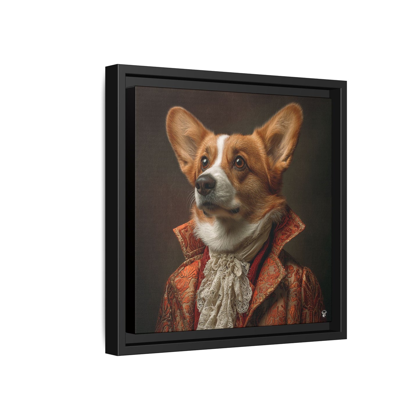 Prince Corgi on Canvas