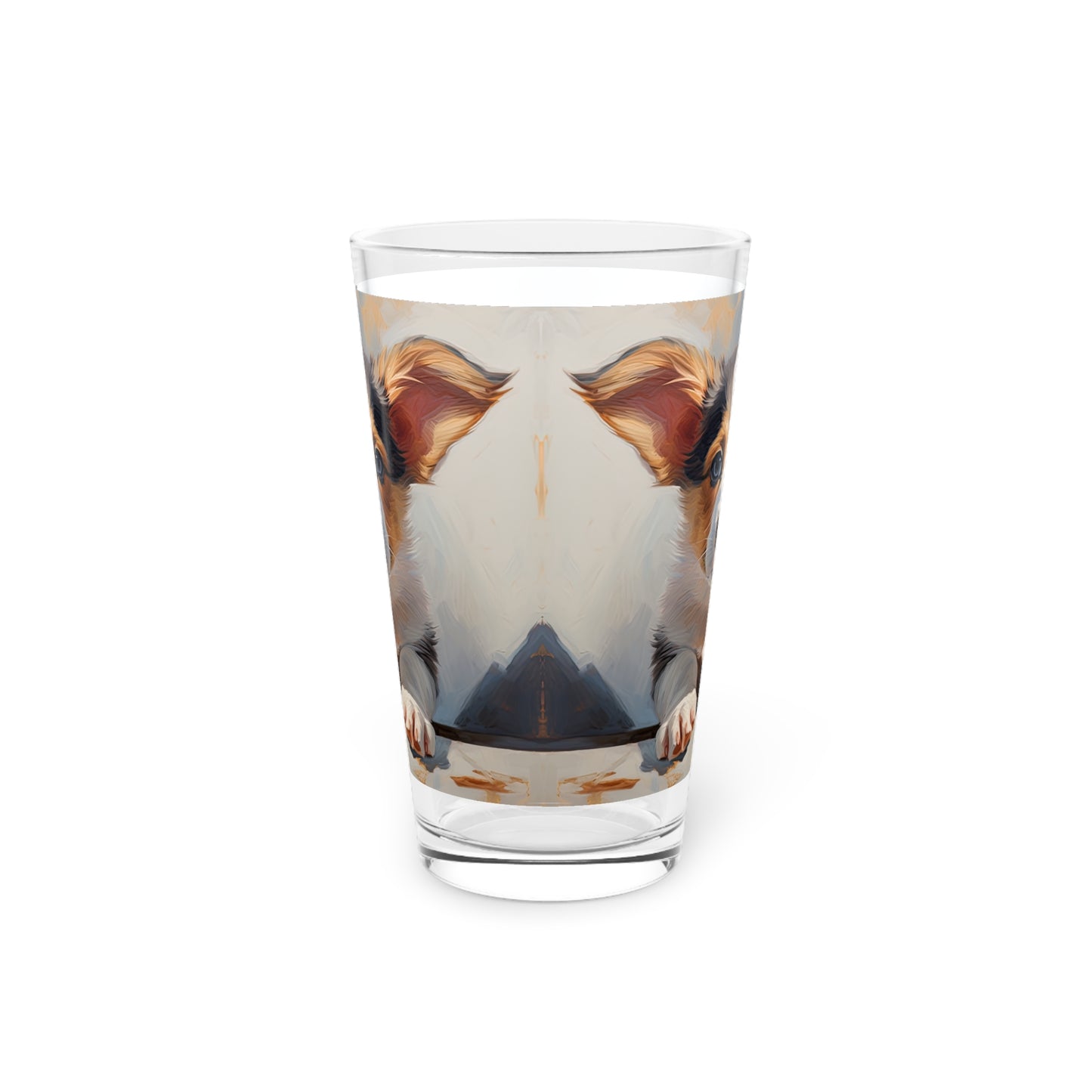 Puppy Portrait - Pint Glass