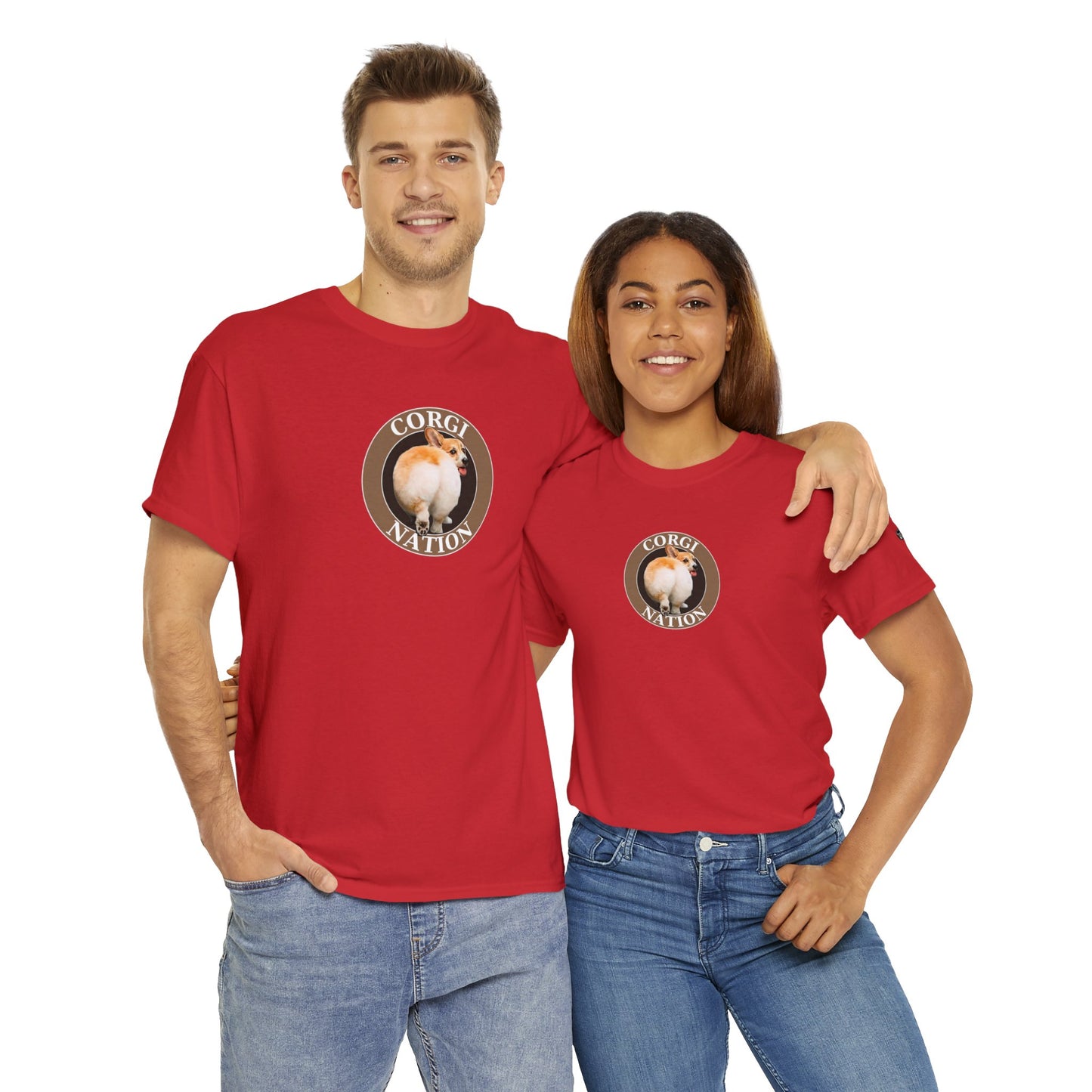 Corgi Nation - Unisex Heavy Cotton Tee