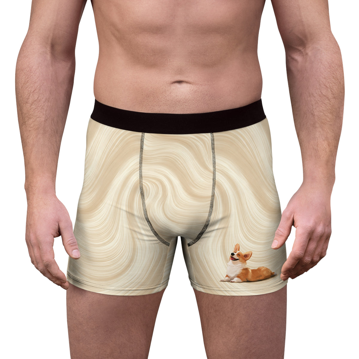 Giddy Sploot Rich Creamy Champagne Boxer Briefs!