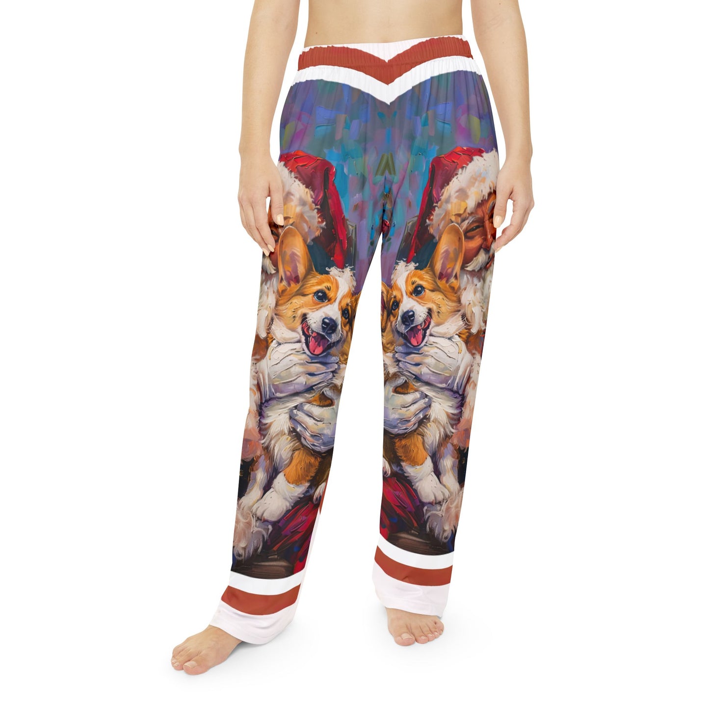 Christmas Corgi 2 Women's Pajama Pants