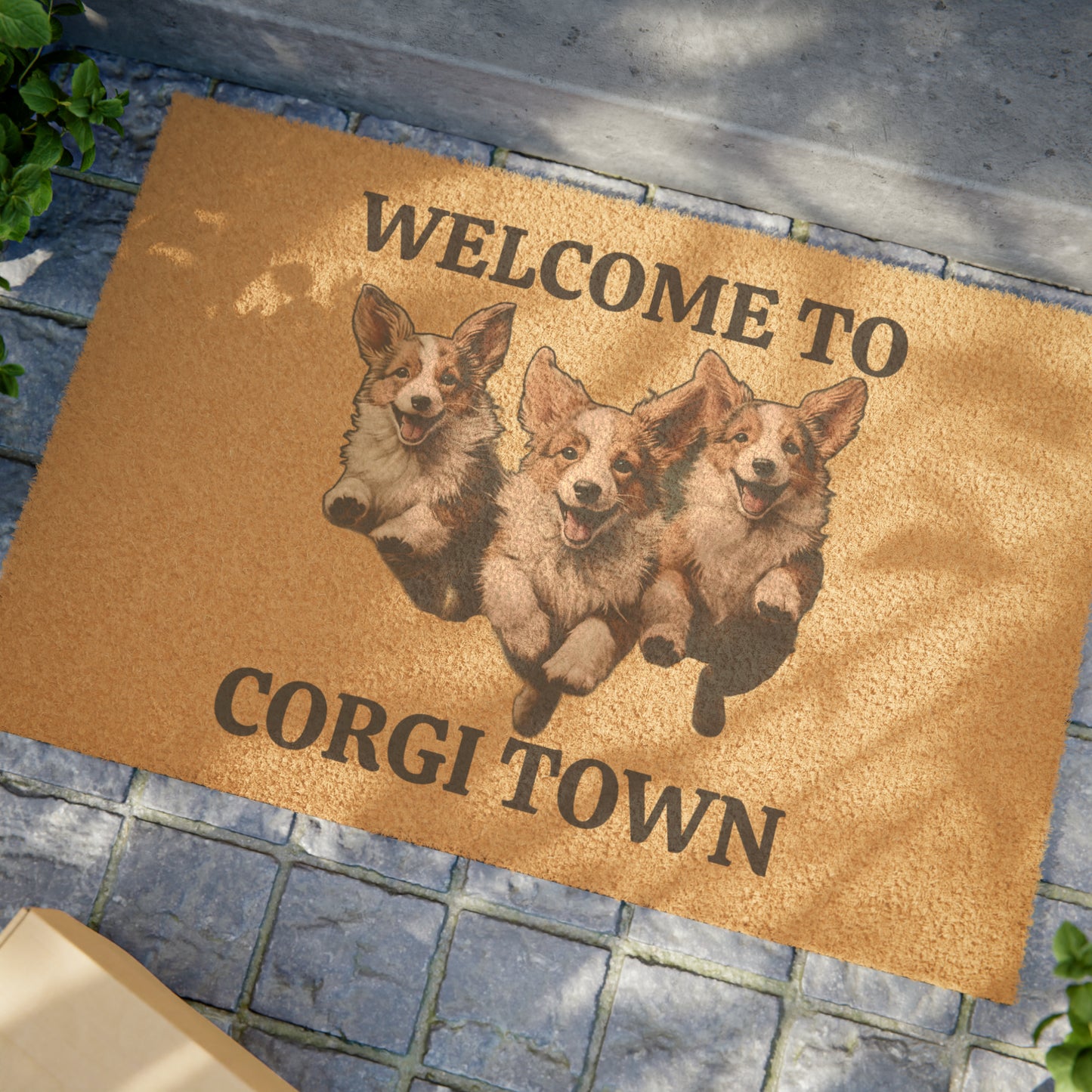 Corgi Town - Doormat