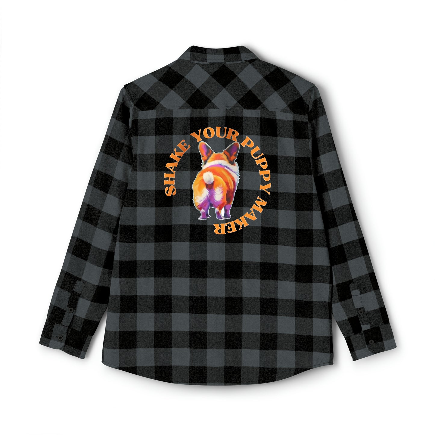 Shake Your Puppy Maker - Flannel Shirt