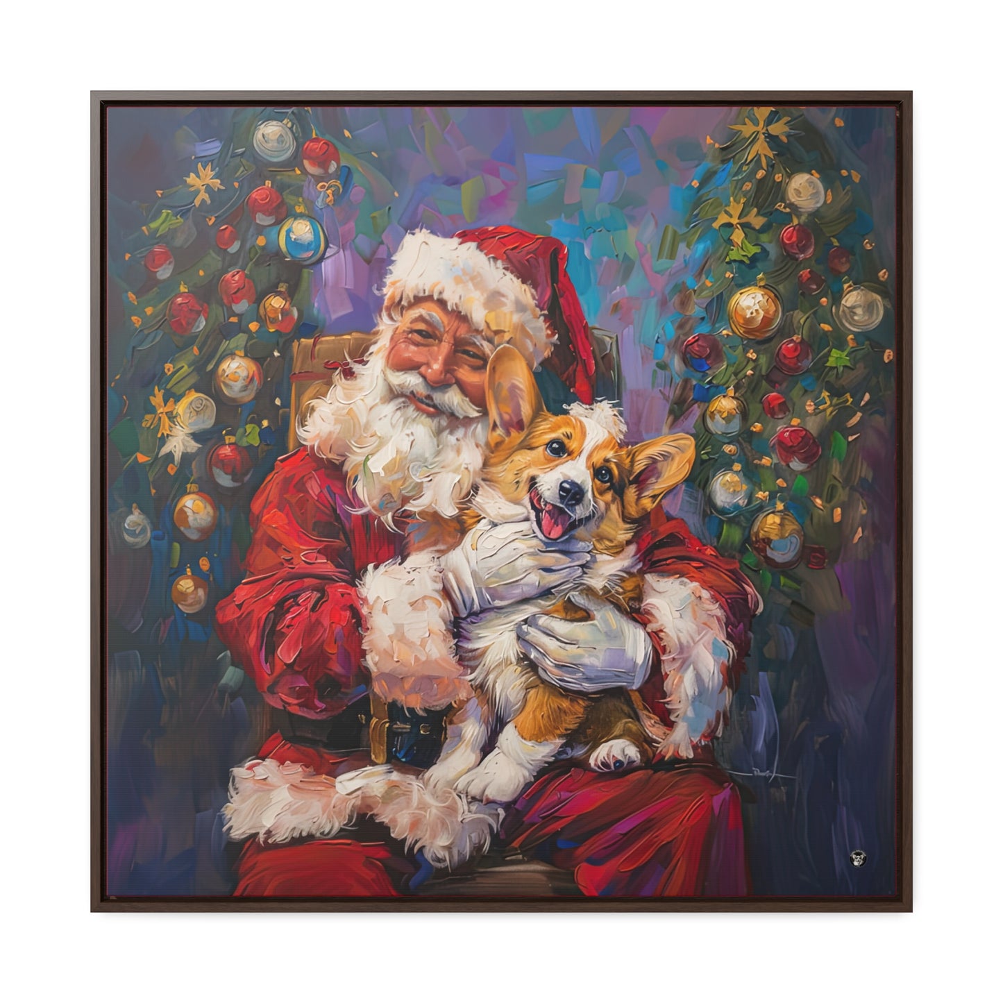 Nice List - Framed on Canvas