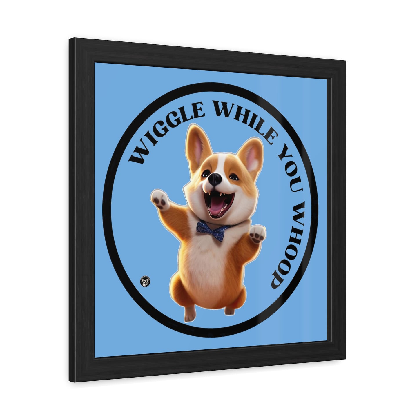 Wiggle While You Whoop - Framed Print