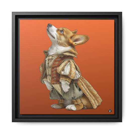 Prince Corgi on Canvas