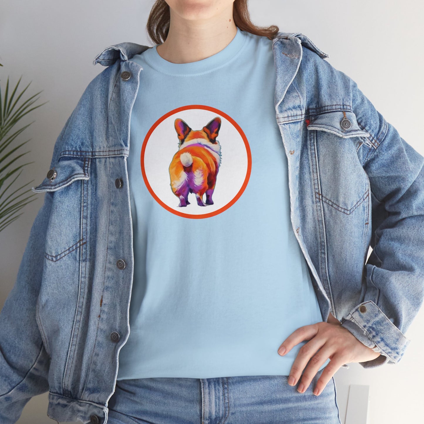 Corgi Butt - Unisex Heavy Cotton Tee