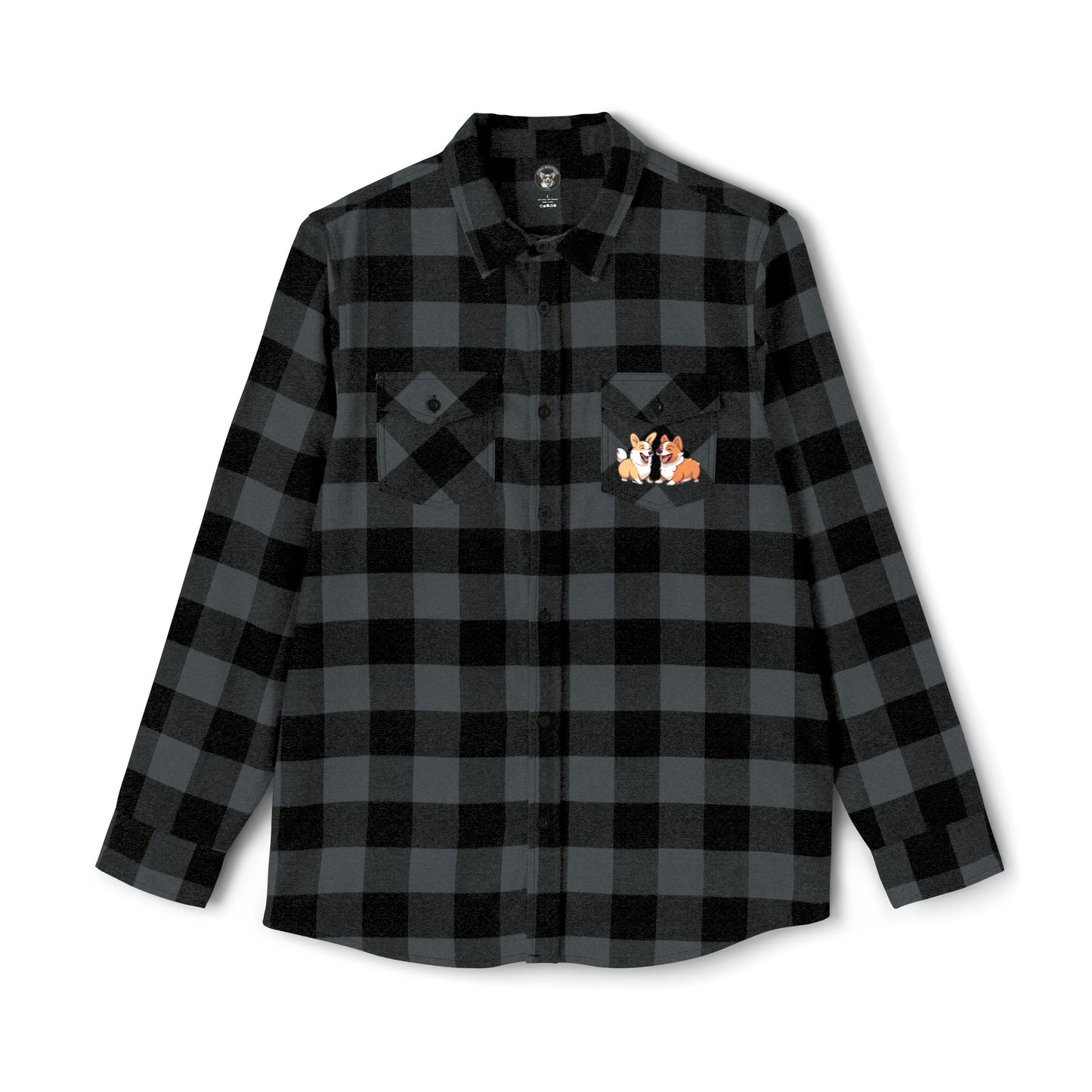 Corgi Couple - Flannel Shirt
