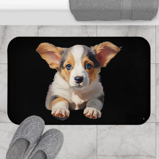 Puppy Portrait - Bath Mat