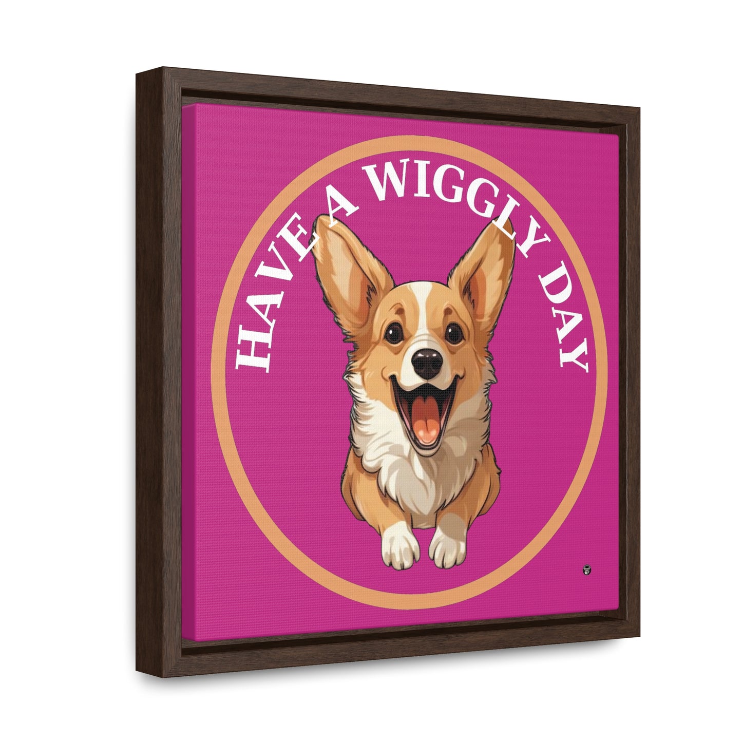 Have a Wiggly Day - Framed on Canvas
