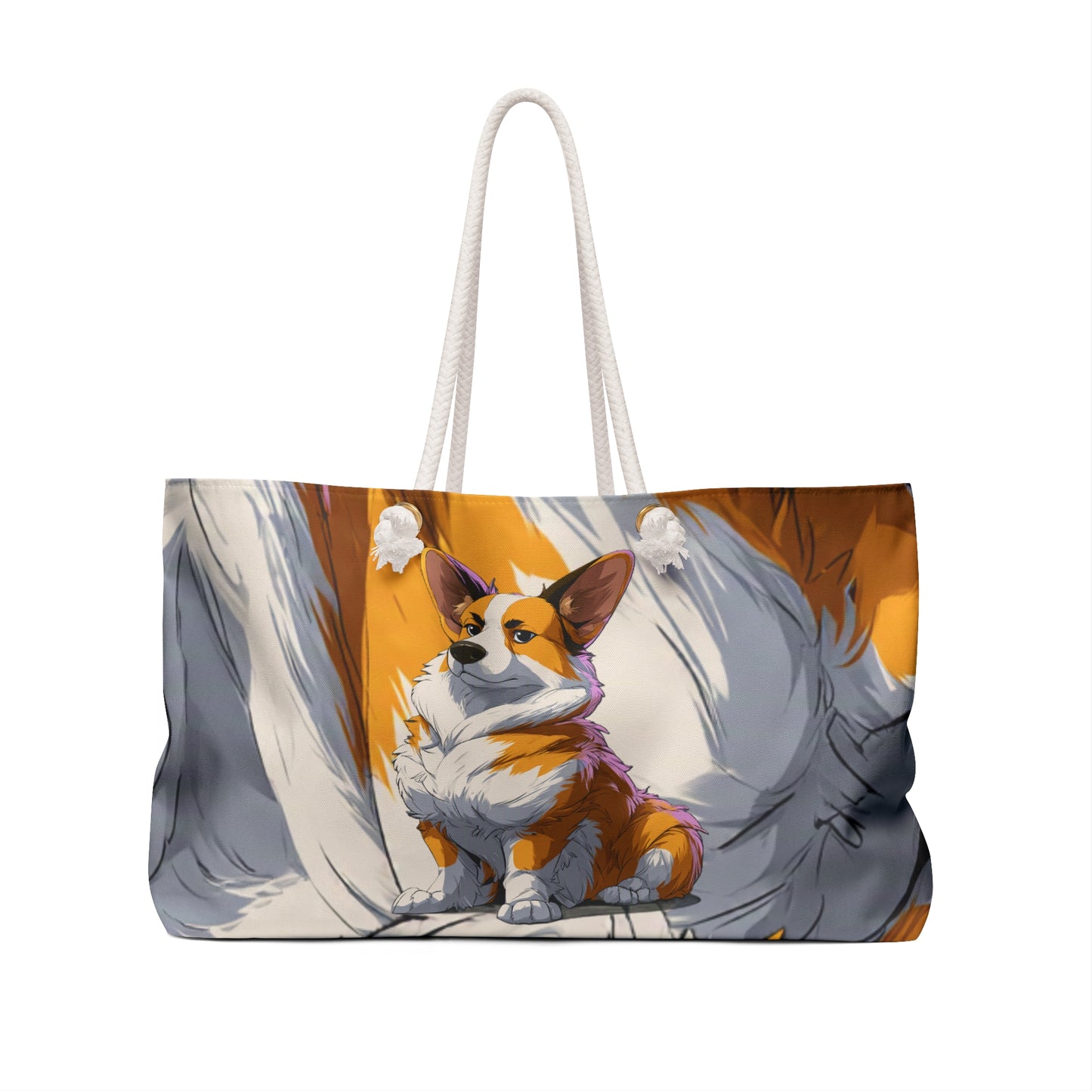 Boss Dog Corgi Weekender Beach Bag – Corgi in Charge Travel Tote