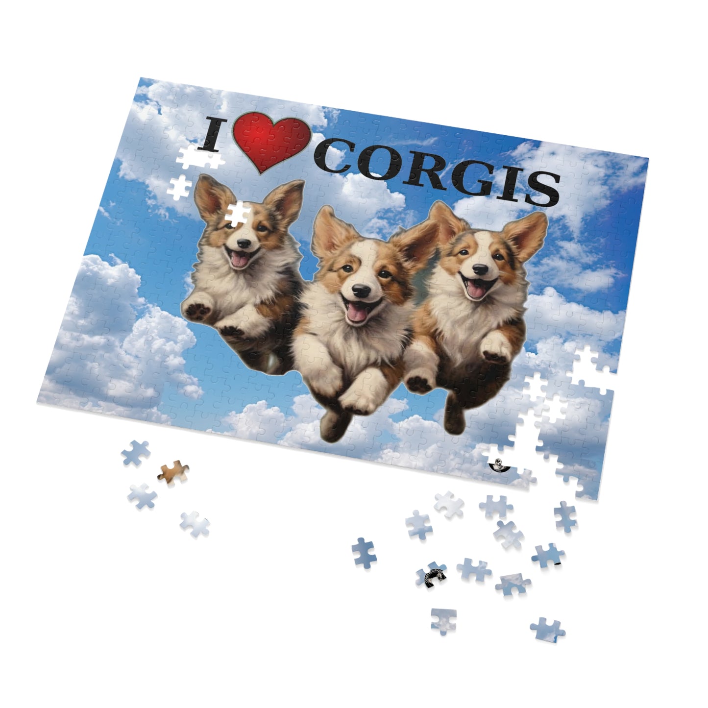 I Heart Corgis - Jigsaw Puzzle