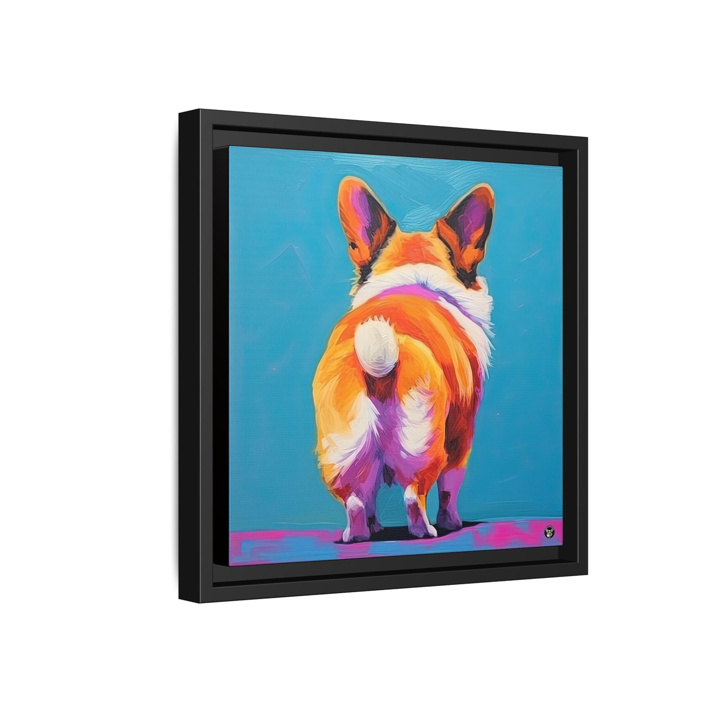 Corgi Butt on Canvas