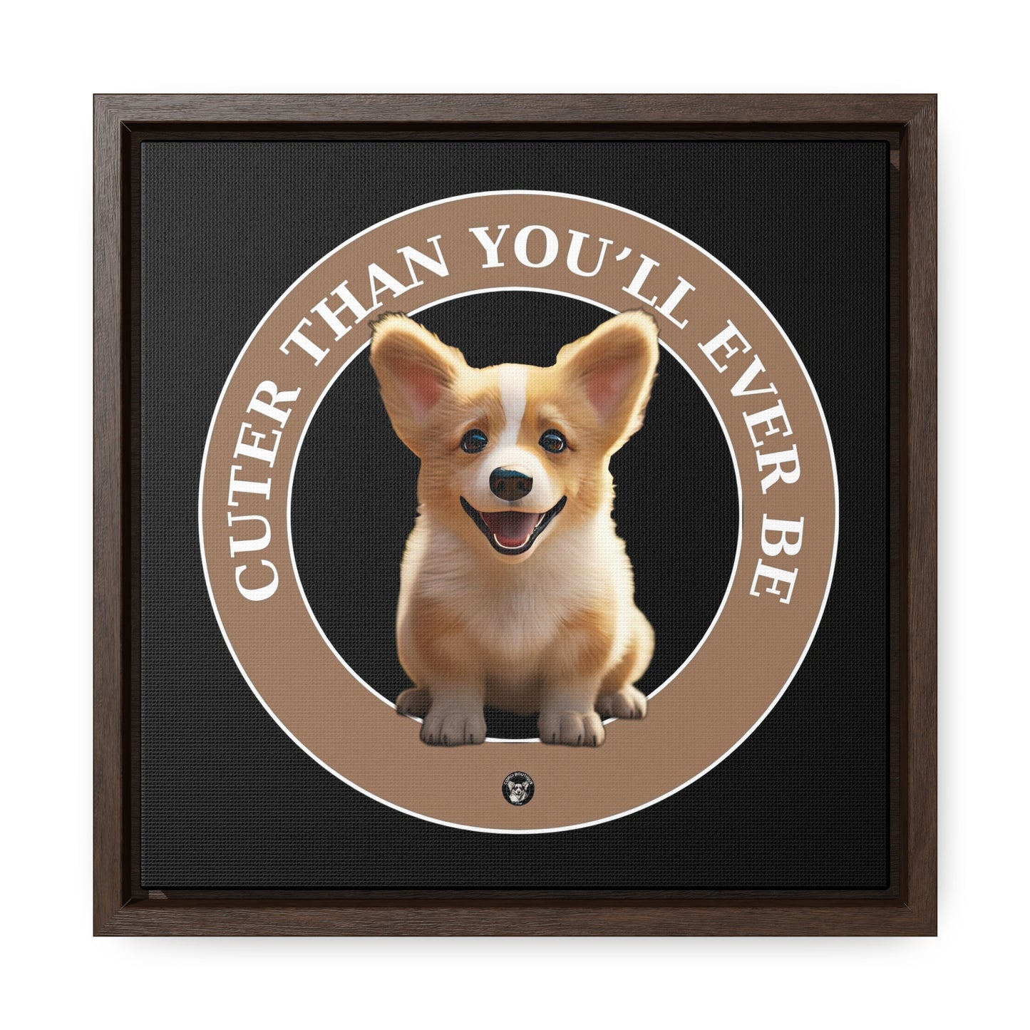Cuter Than You - Framed on Canvas