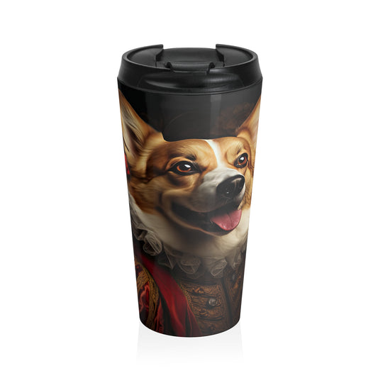 Renaissance Corgi - Travel Mug