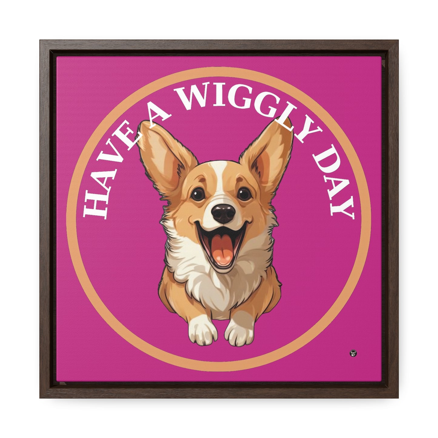 Have a Wiggly Day - Framed on Canvas