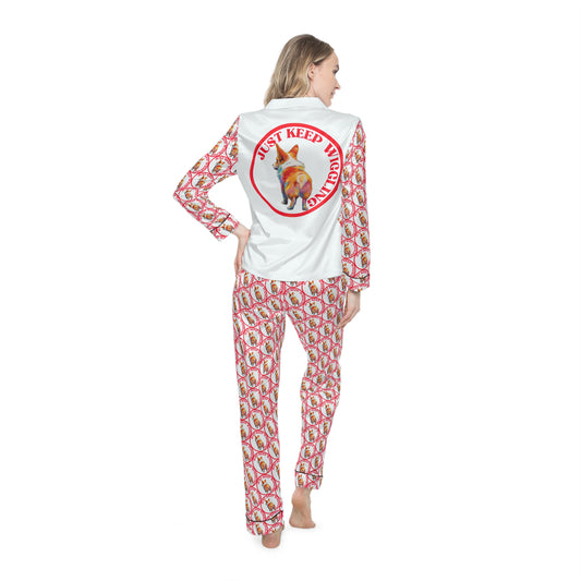 Just Keep Wiggling Silky Pajamas