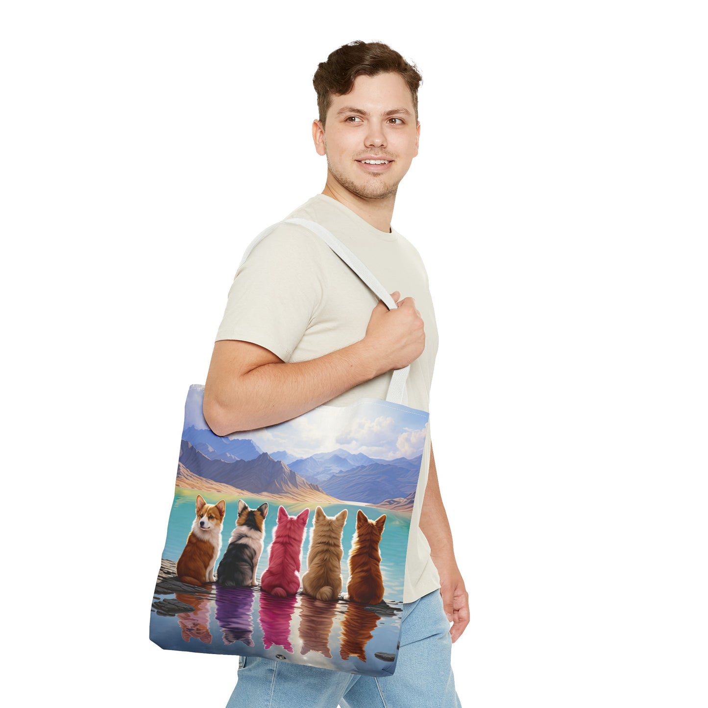 Corgi Lake - Tote Bag