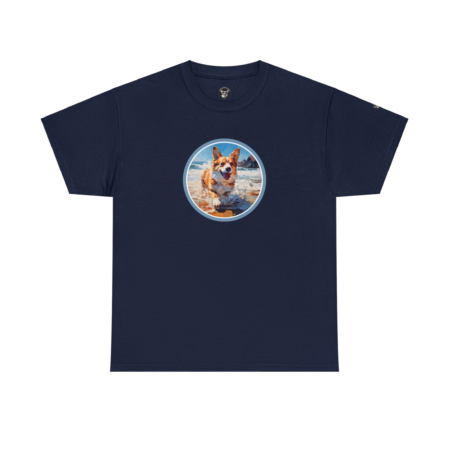 Coastal Corgi - Unisex Heavy Cotton Tee