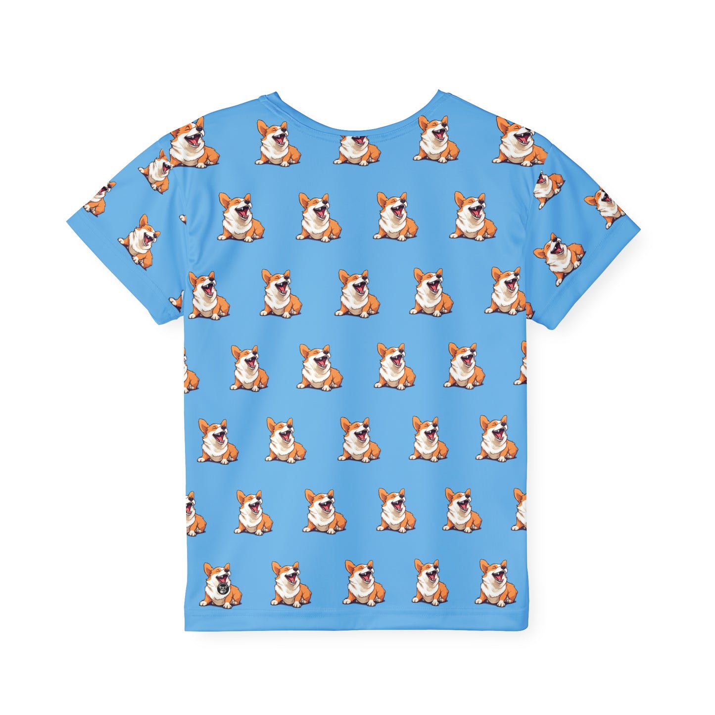 Comical Corgi Kid's Sports Tee